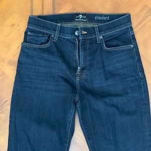 7 For All Mankind, Luxe Performance Standard, Dark Blue,Used and Great Condition